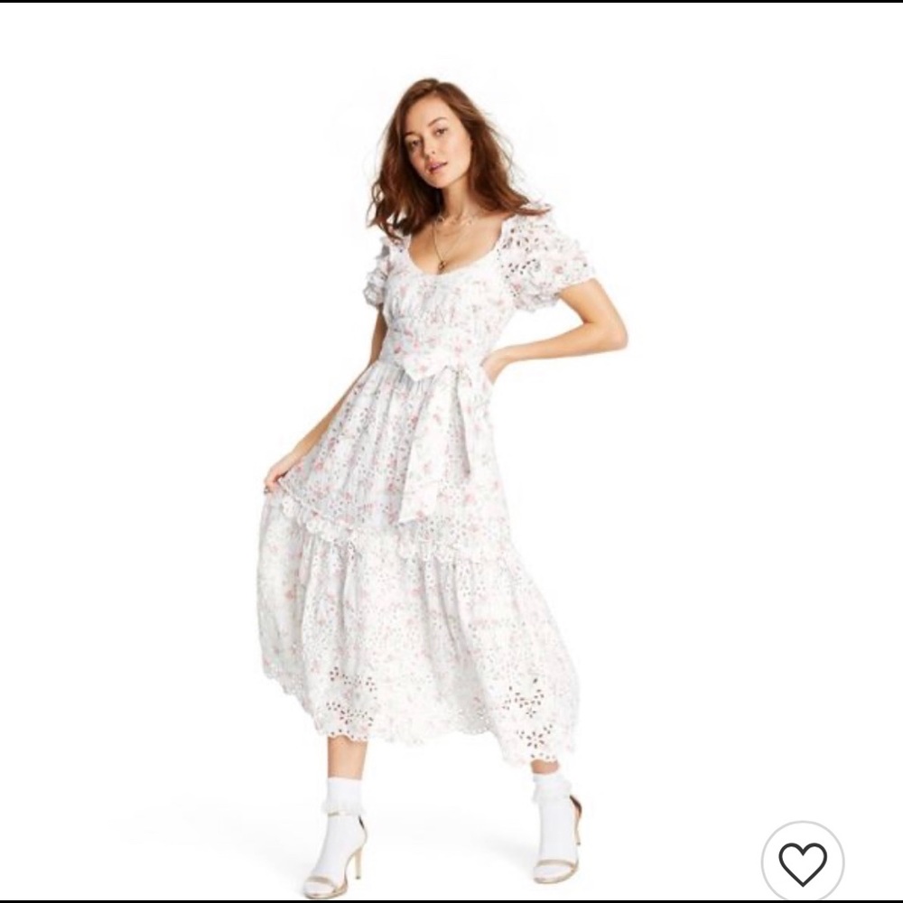Love shack fancy target clementine eyelit dress